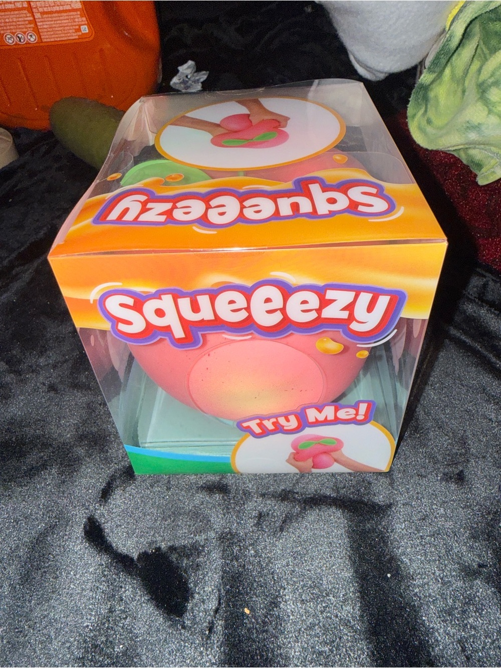 Squeezy peach Stress Ball Toy - SqueeEzy